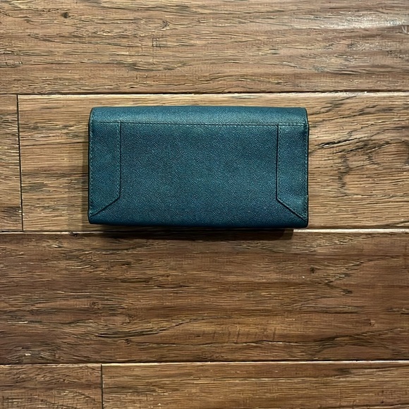 Henri Bendel Uptown Envelope Wallet in Dark Green - Picture 7 of 9